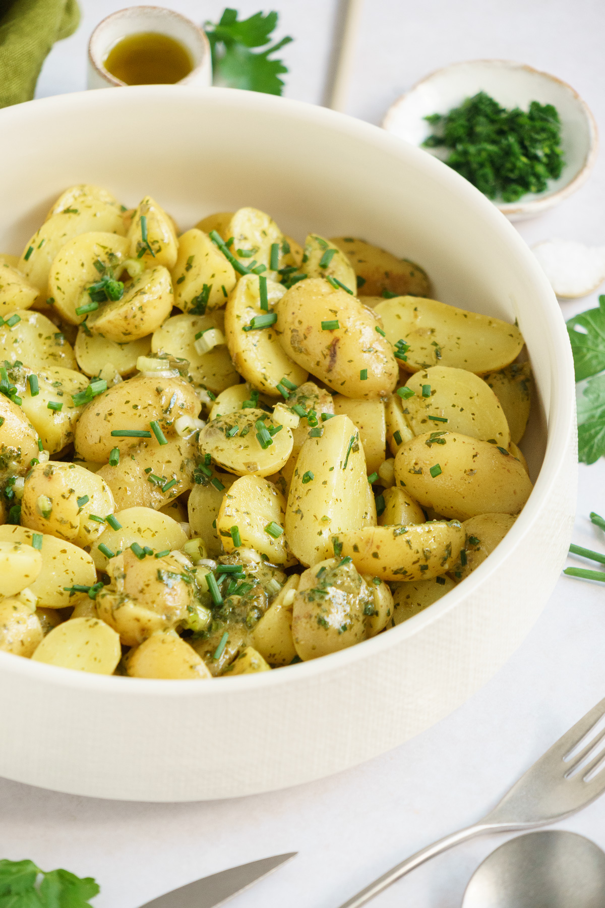 Healthy Potato Salad (No Eggs) - Gathering Dreams