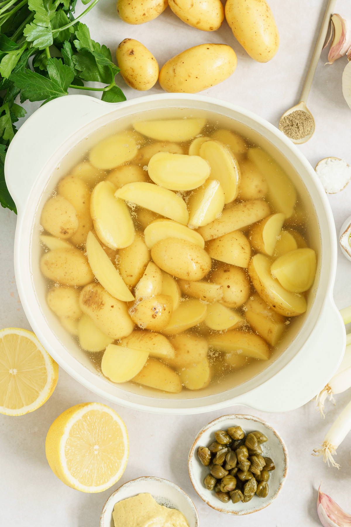 Healthy Potato Salad (No Eggs) - Gathering Dreams