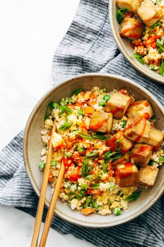 Image for Cauliflower Fried Rice with Crispy Tofu