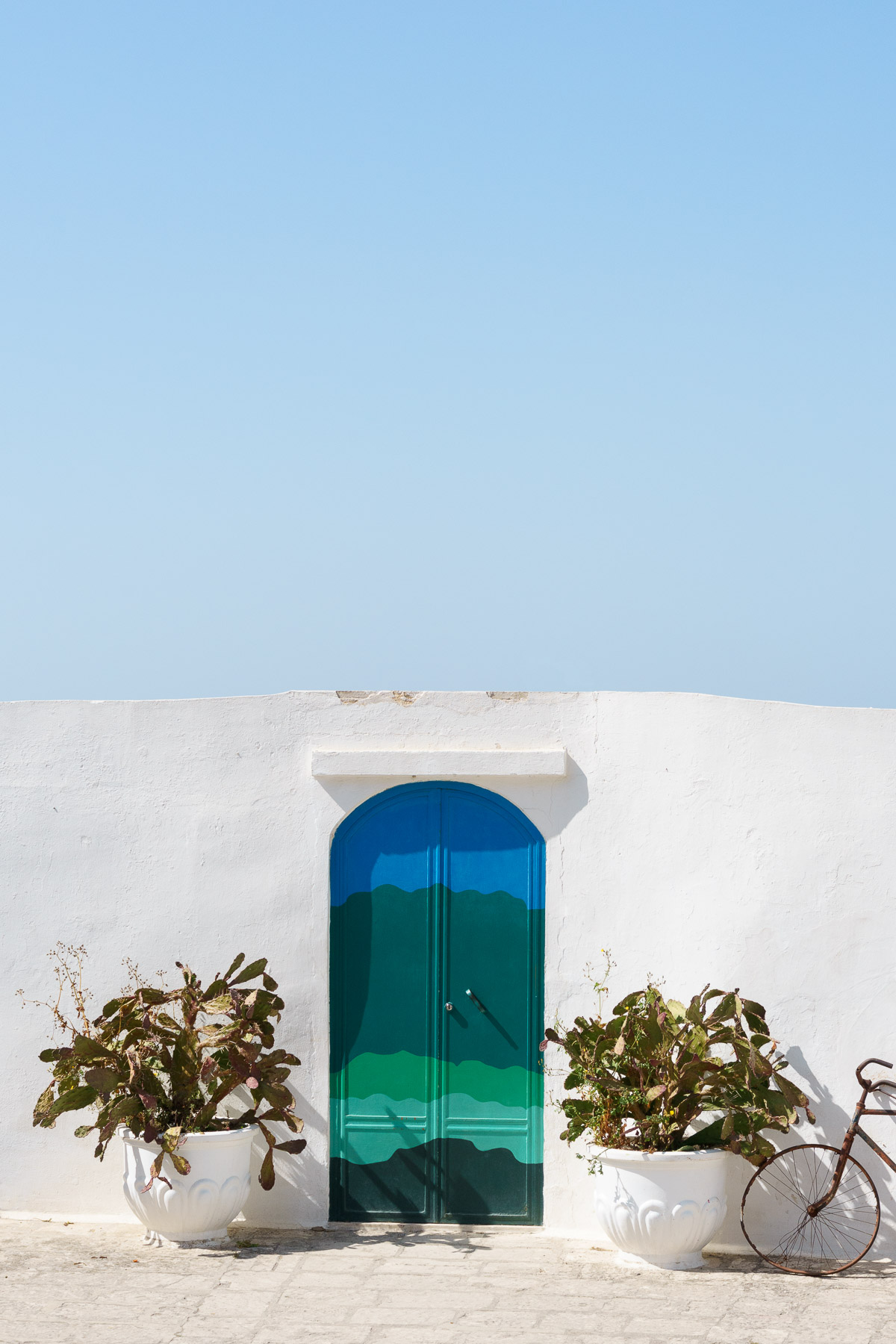 Colorful door in Ostuni