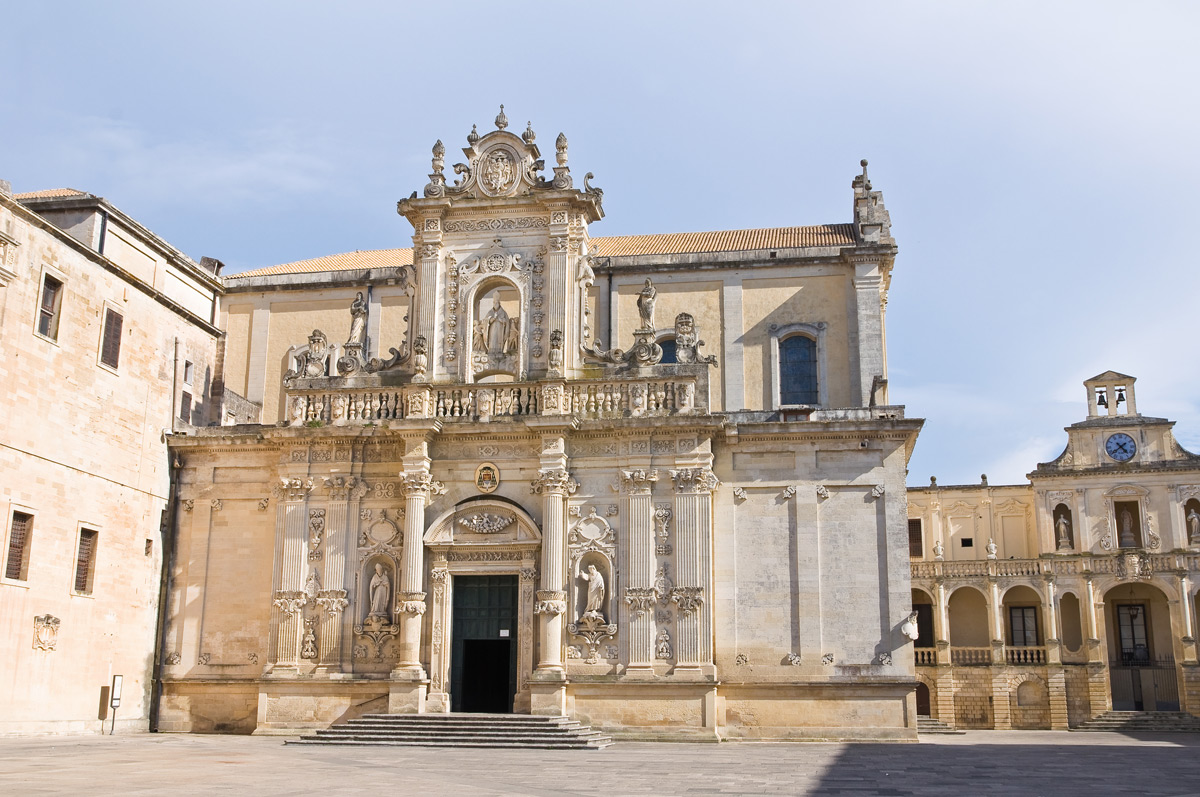 Piazza Duomo in Lecce and its Cathedral