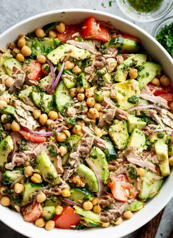 Image for Avocado Chickpea Tuna Salad 