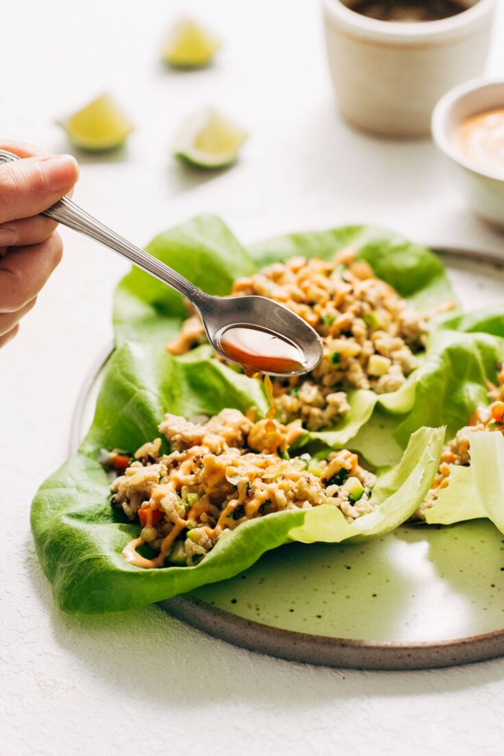 Image for Chicken Lettuce Wraps with Lime Drench