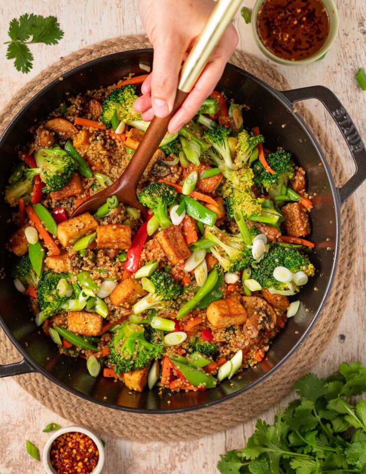 Image for Tofu Quinoa Stir Fry