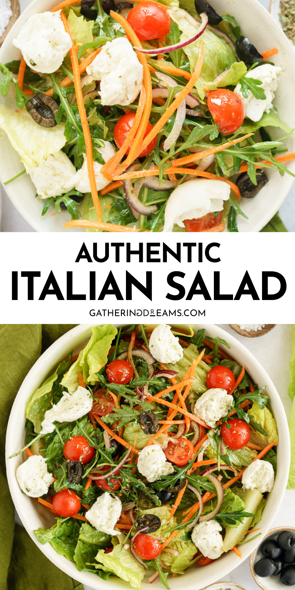 Authentic Italian Salad Recipe - Gathering Dreams