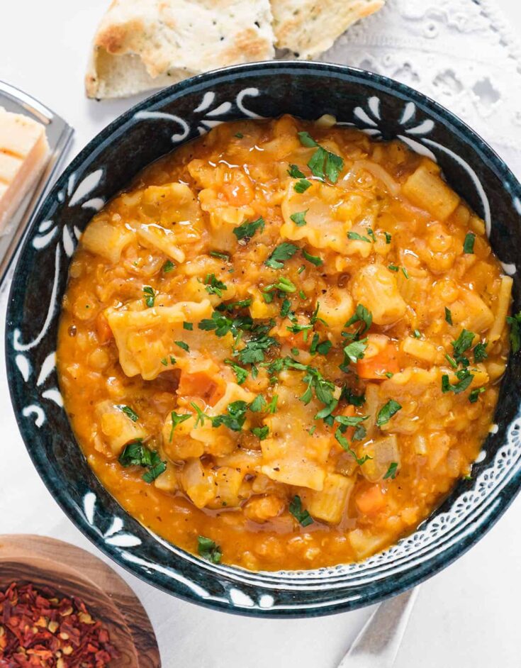 Image for Red Lentil Pasta Recipe