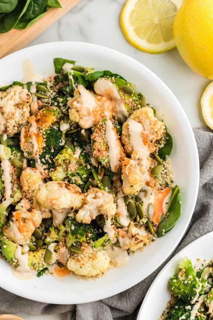 Image for Roasted Cauliflower Broccoli Bowls
