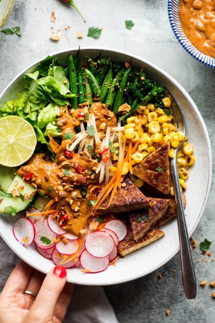 Image for Vegan Gado Gado Salad with Tempeh