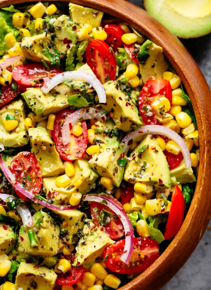 Image for Avocado Corn Tomato Salad