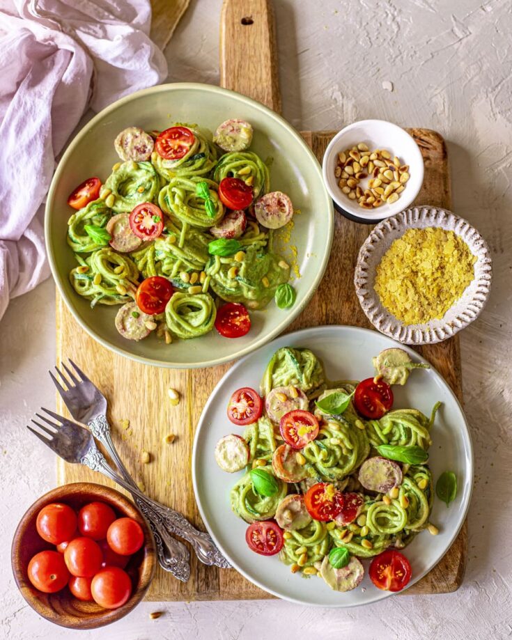 Image for Basil Alfredo Zoodles