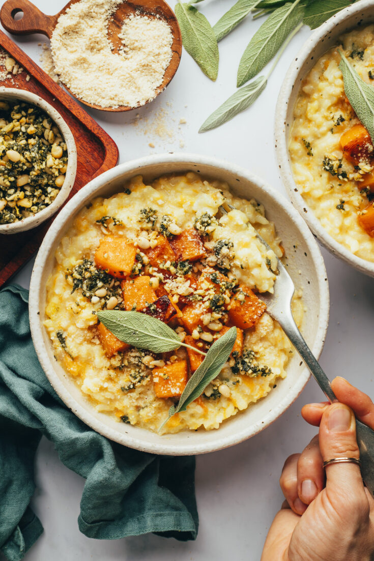 Image for Vegan Butternut Squash Risotto Instant Pot