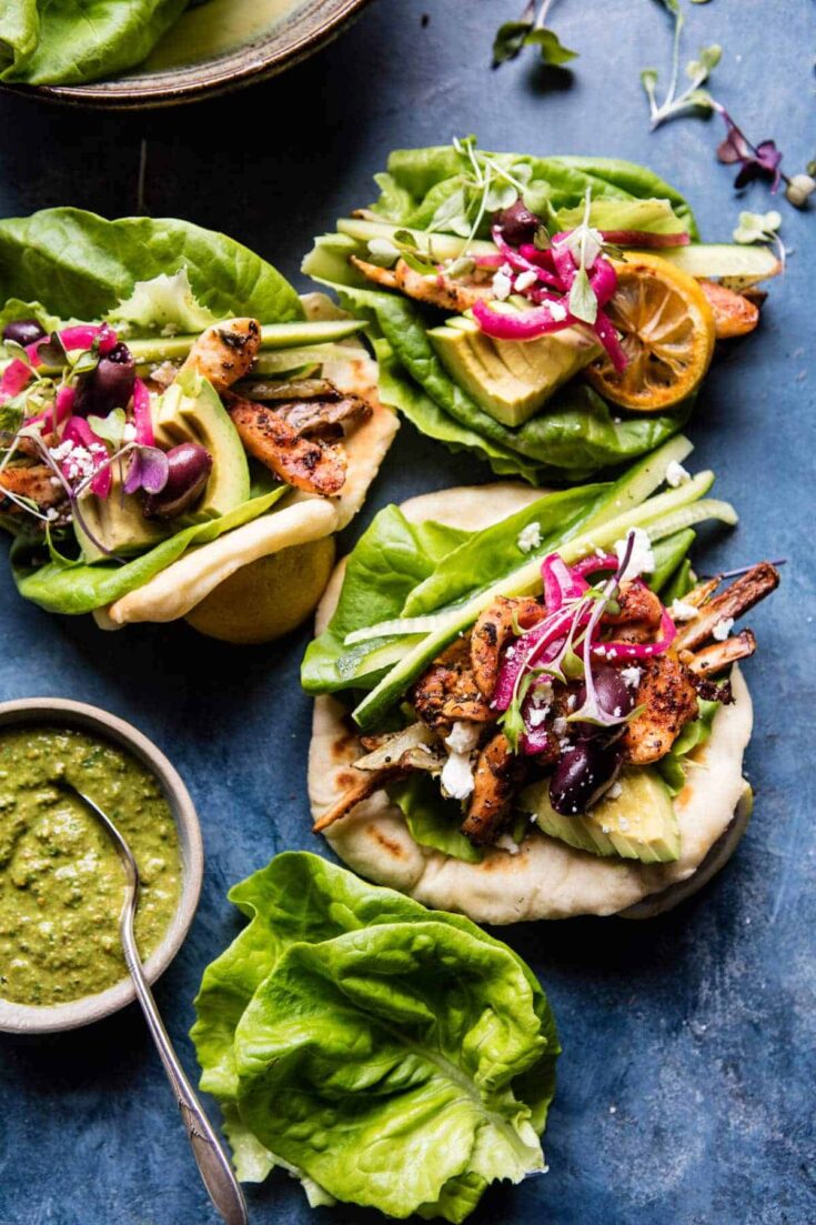 Image for Greek Goddess Chicken Lettuce Wraps