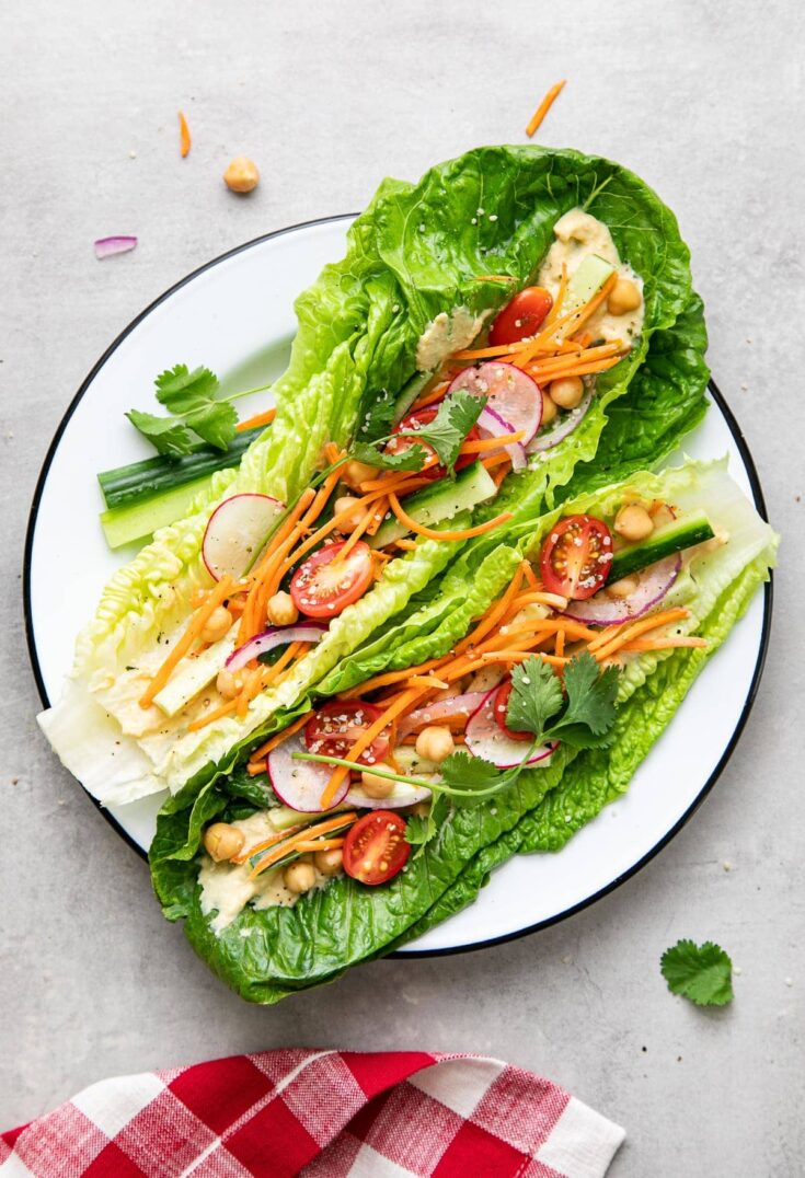 Image for Garden Salad Lettuce Wraps