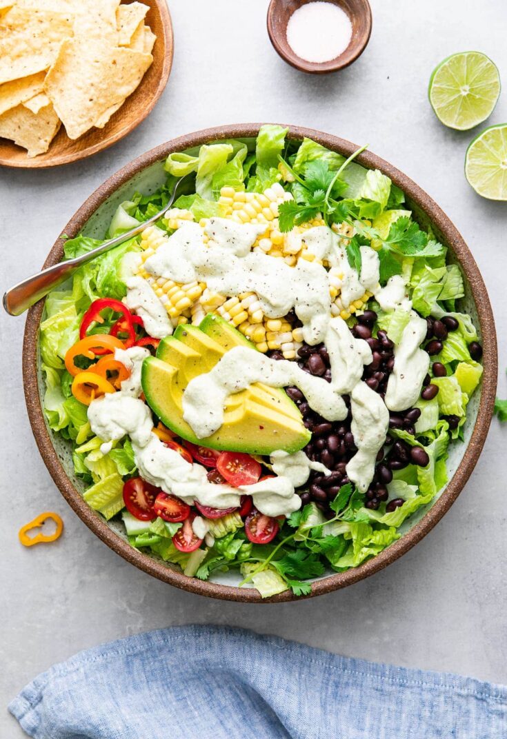 Image for Southwestern Salad Hatch with Chile Cashew Dressing