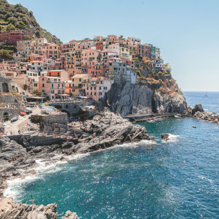 View of Manarola in Cinque Terre