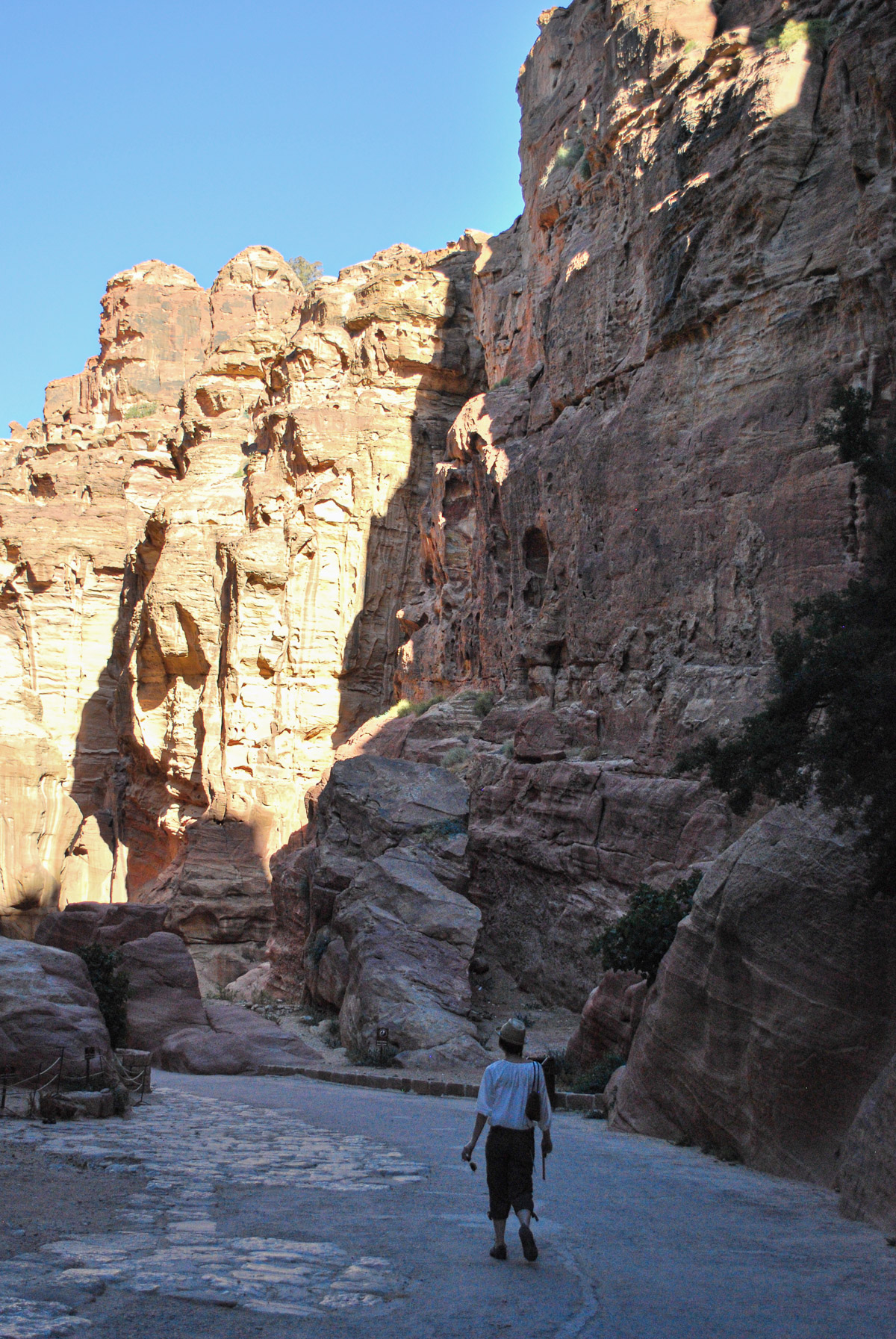 Walking through the Siq