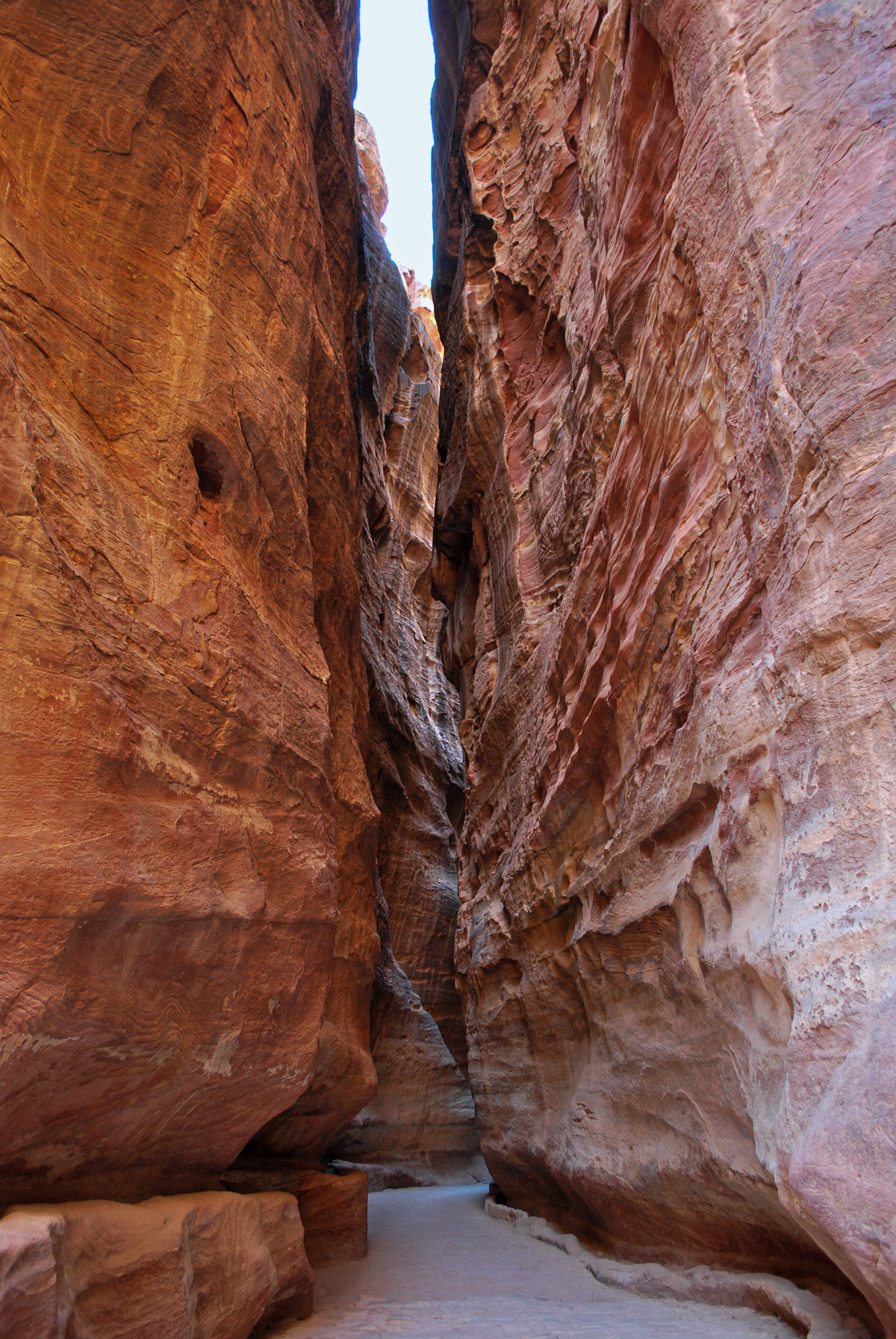 Walking through the Siq
