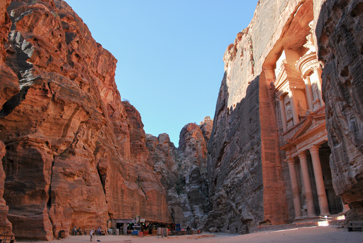 A view of the Treasury early in the morning