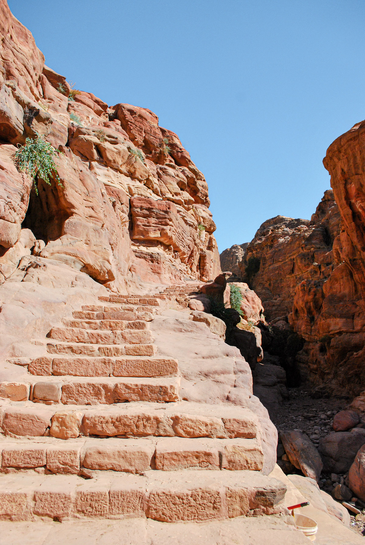 The steps leading to the Monastery