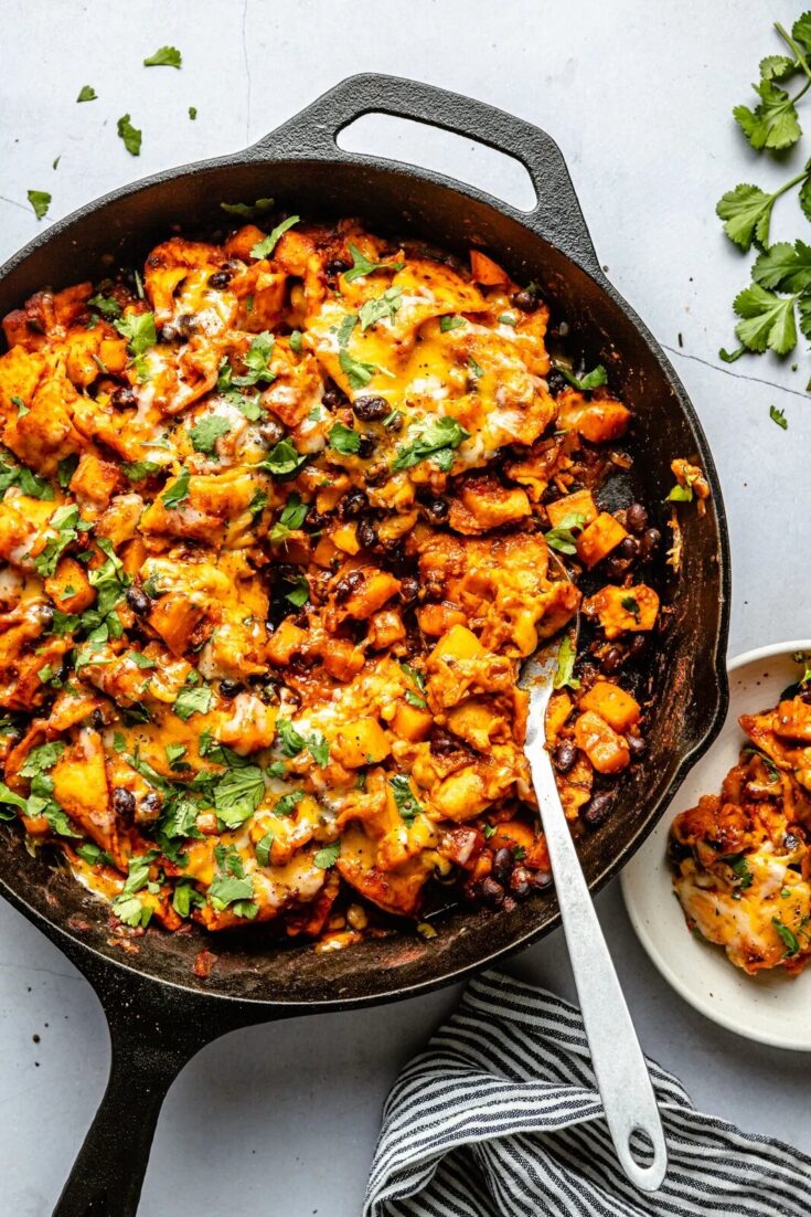 Image for Butternut Squash and Black Bean Enchilada Skillet