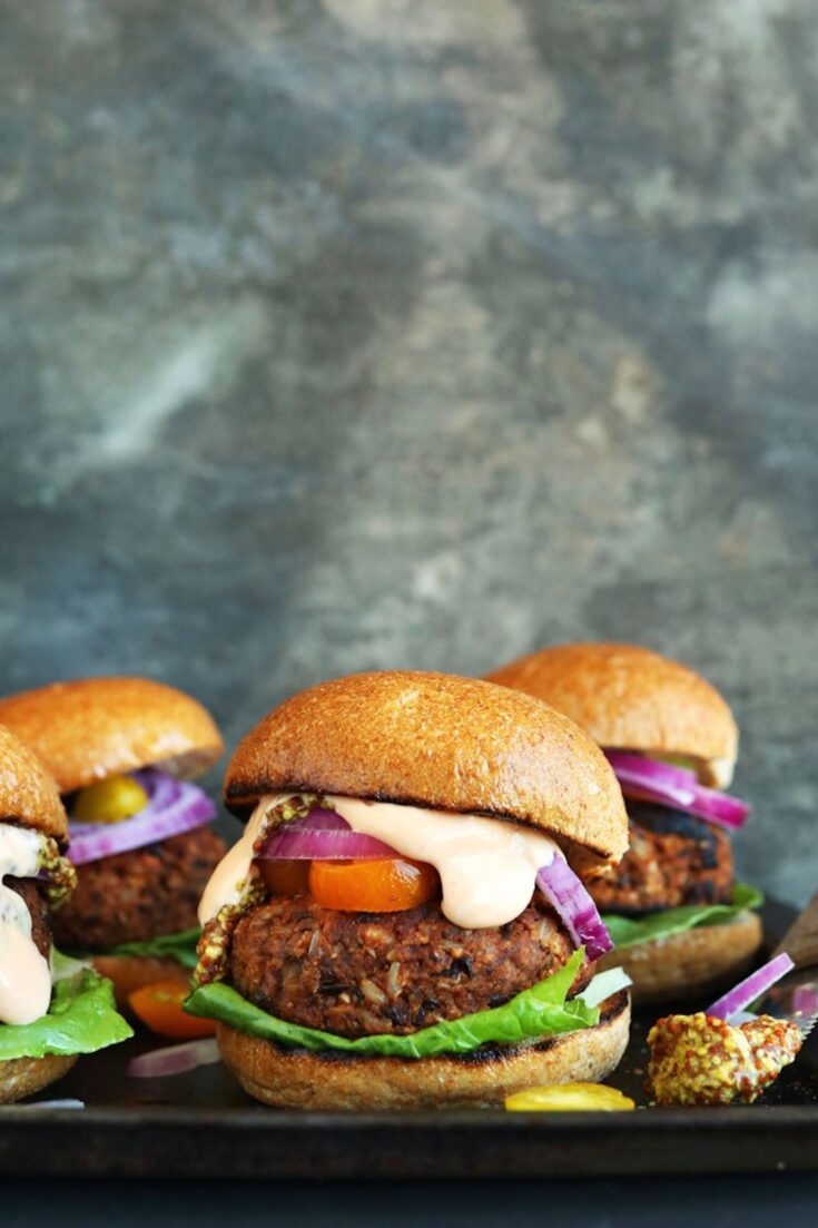 Image for Grillable Veggie Burgers
