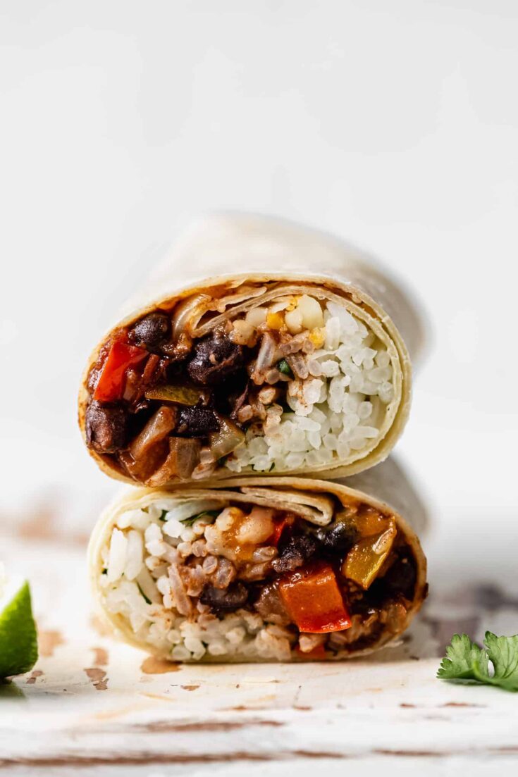 Image for Black Bean Veggie Burritos
