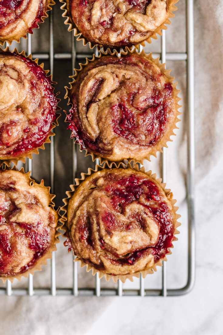 Image for Healthy Peanut Butter Jelly Muffins