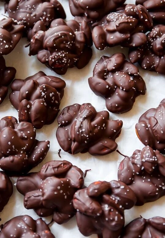 Image for Sea Salt Dark Chocolate Almond Clusters
