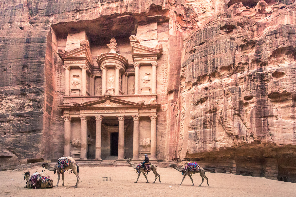 The treasury in Petra