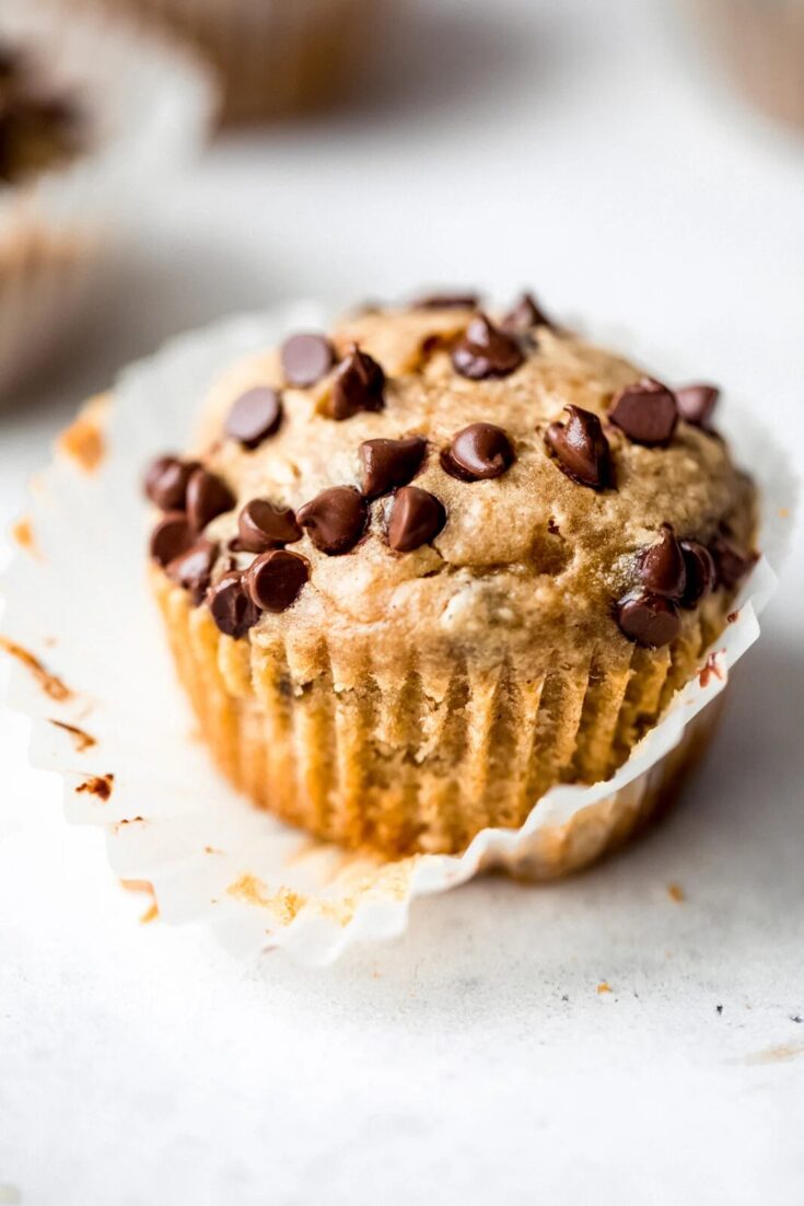 Image for Healthy Peanut Butter Banana Muffins