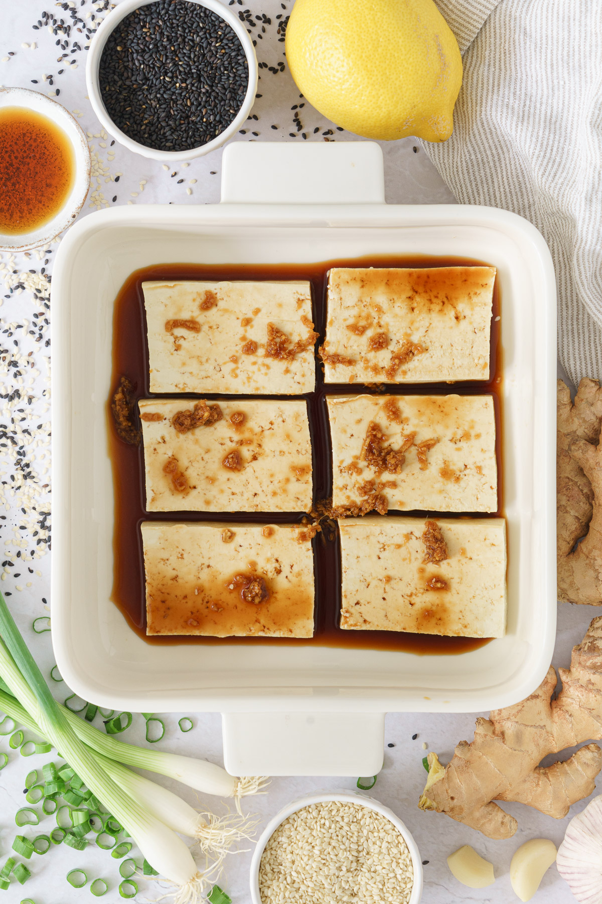 Sesame Crusted Tofu - Gathering Dreams