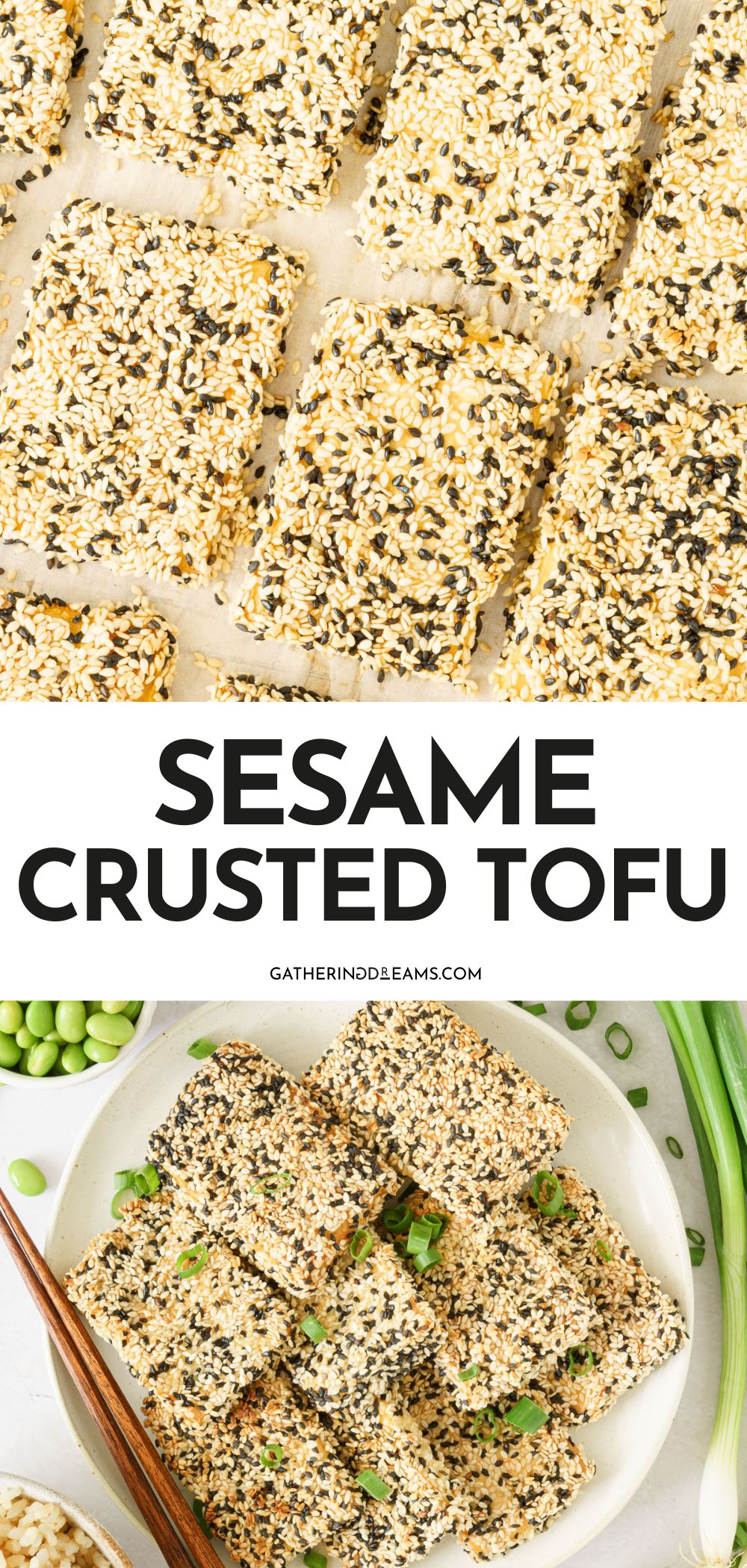 Sesame Crusted Tofu - Gathering Dreams