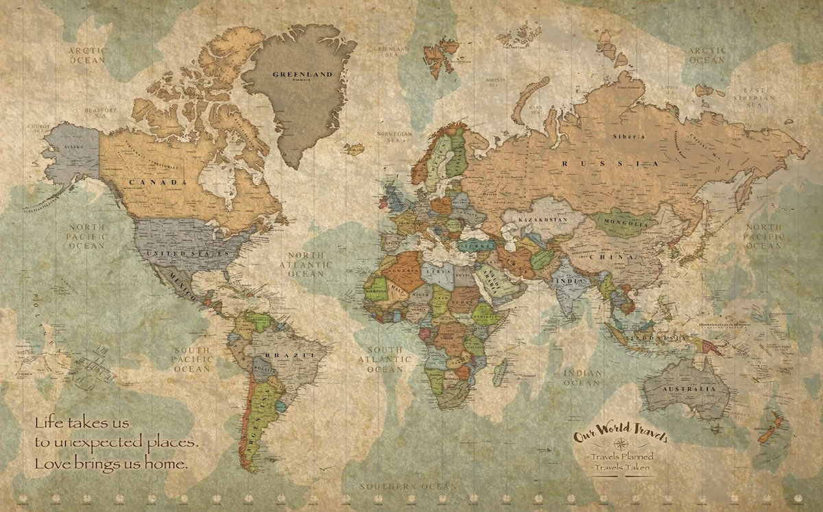 A digital map from Holy Cow Canvas