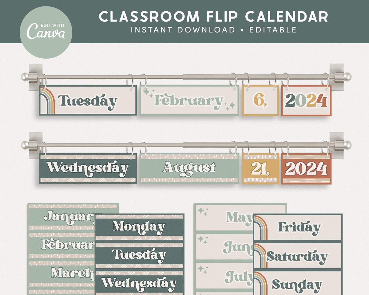 Printable classroom posters and signs from Always Sunny Co. shop on Etsy