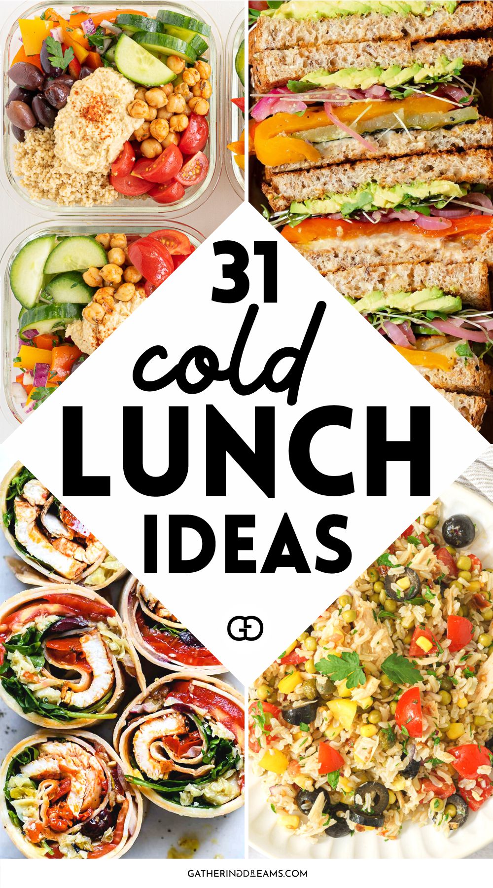 31 Easy Cold Lunch Ideas To Pack For Work - Gathering Dreams