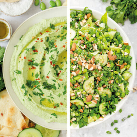 collage of best edamame recipes