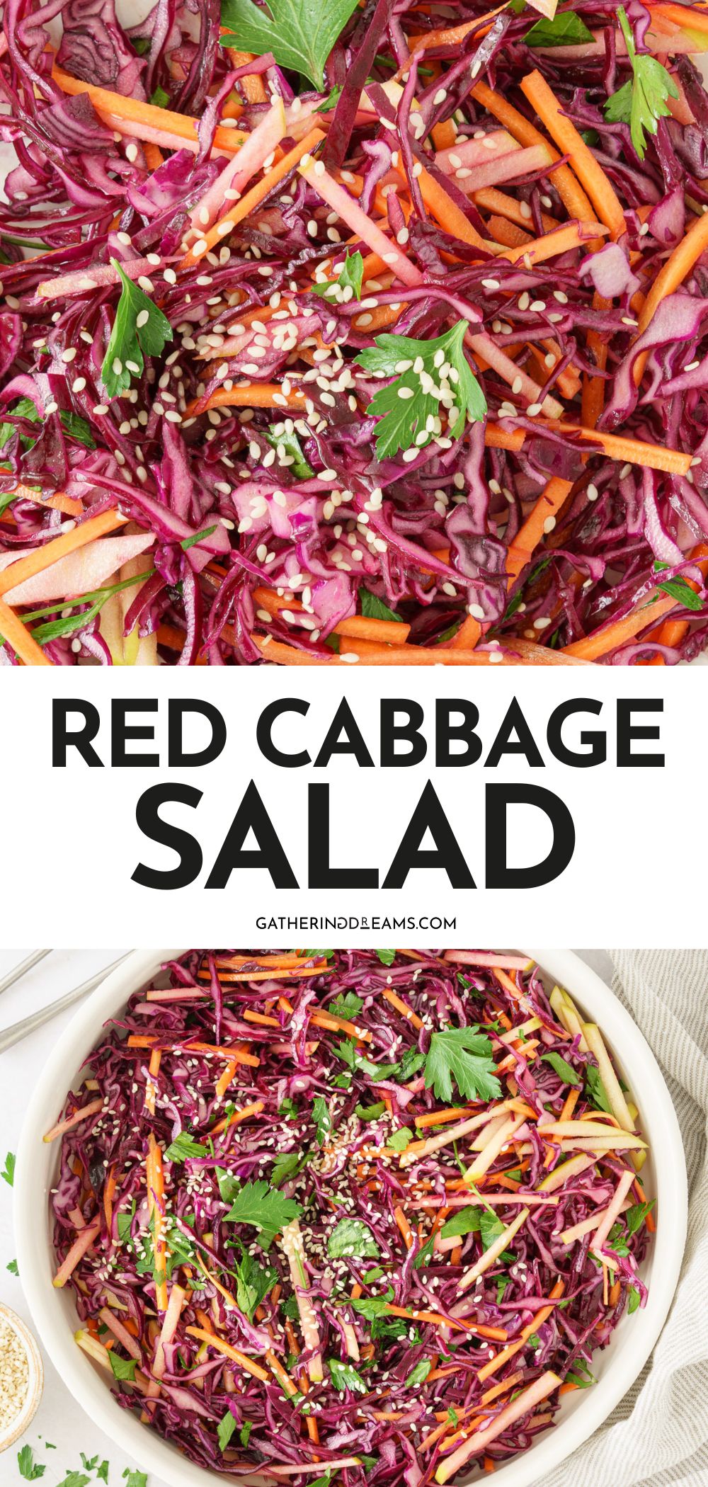 Red Cabbage Salad Gathering Dreams   Red Cabbage Salad Pin 01 