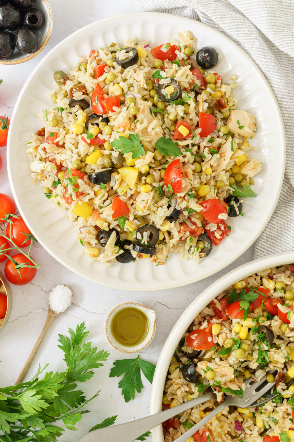 Cold Rice Salad (Italian Style) - Gathering Dreams