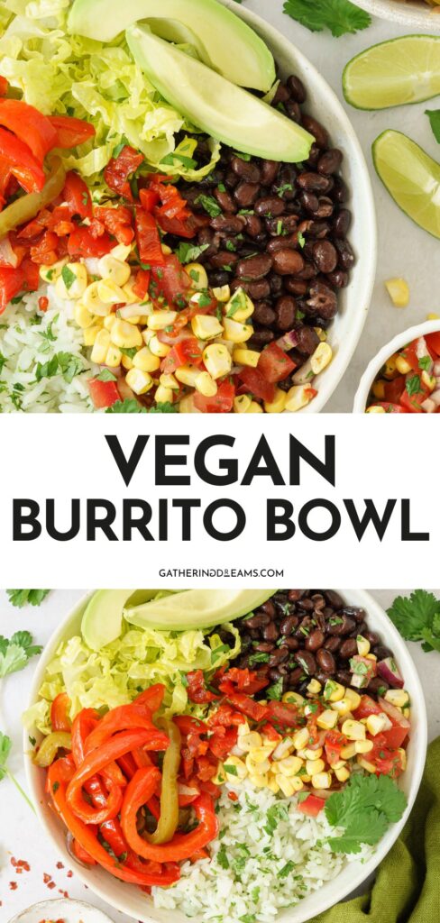 Vegan Burrito Bowl Chipotle Inspired Gathering Dreams