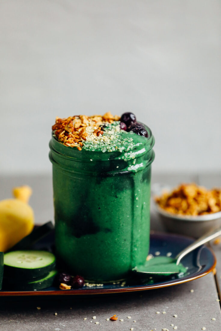 Image for Super Green Spirulina Smoothie