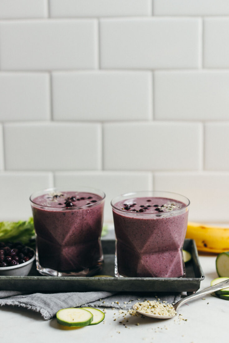 Image for Creamy Zucchini Blueberry Smoothie