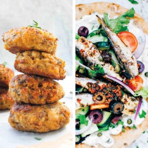 collage of sardine recipes