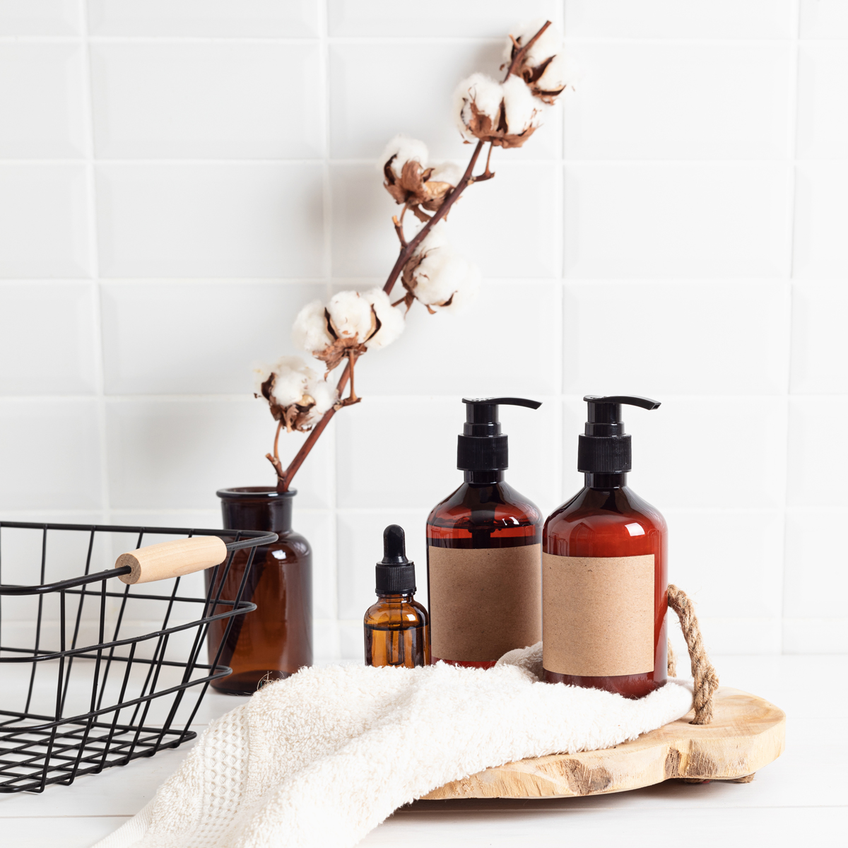 Image of organic skincare products