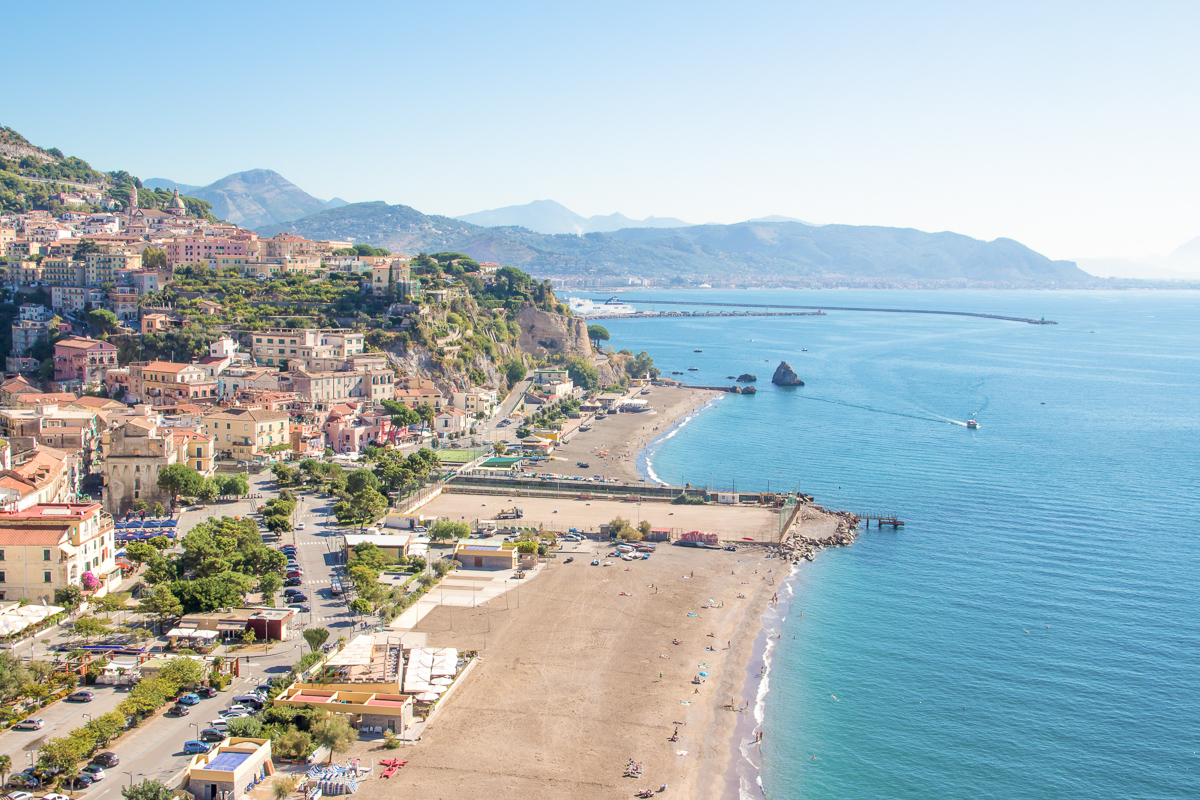 View of Vietri sul Mare, a little town considered to be the gateway to the Amalfi Coast, Italy