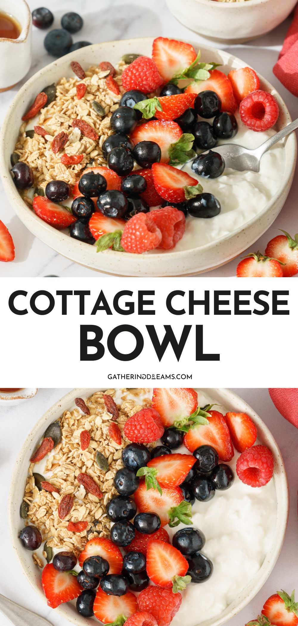 Cottage Cheese with Fruit Gathering Dreams