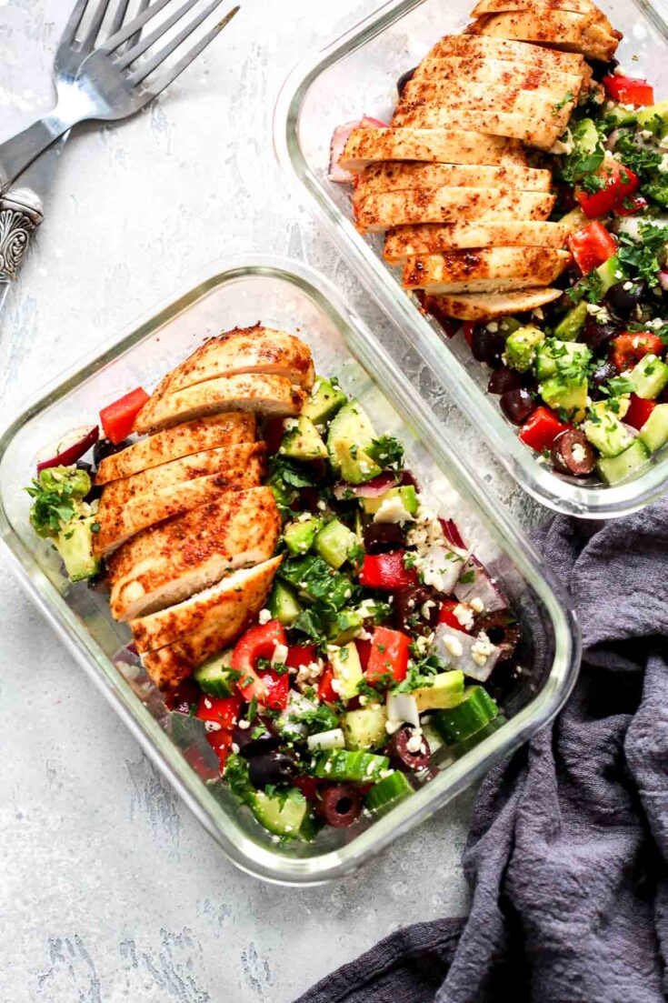 Image for Greek Chicken Salad Bowls