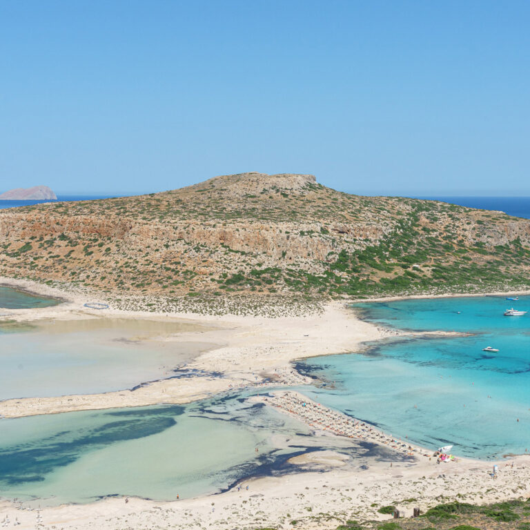 an incredible view of Balos beach, Crete, Greece
