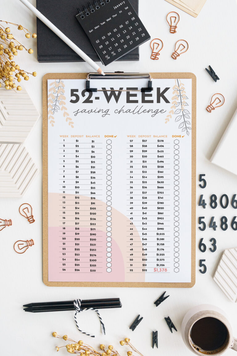 52-Week Money Saving Challenge (2026)