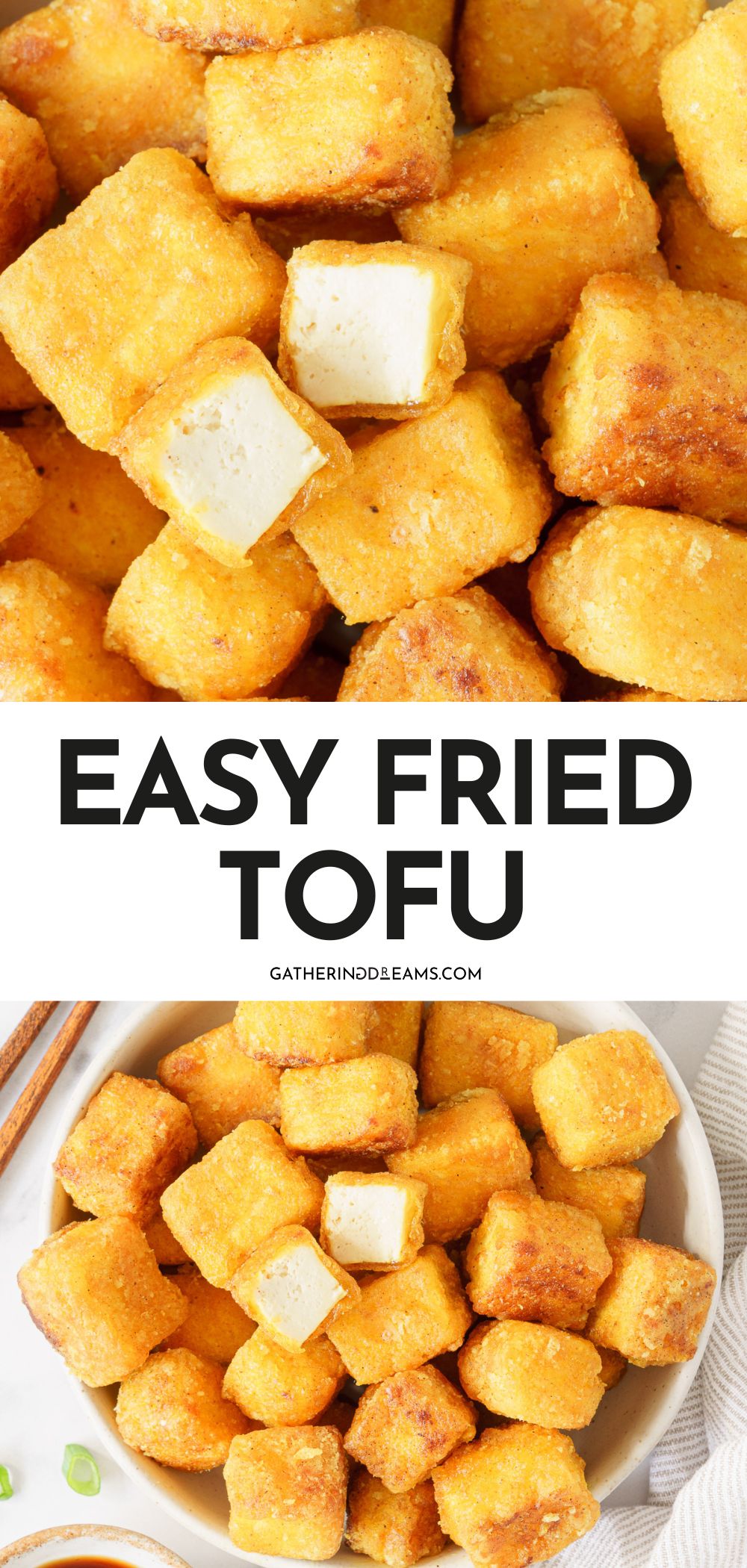 Easy Fried Tofu - Gathering Dreams