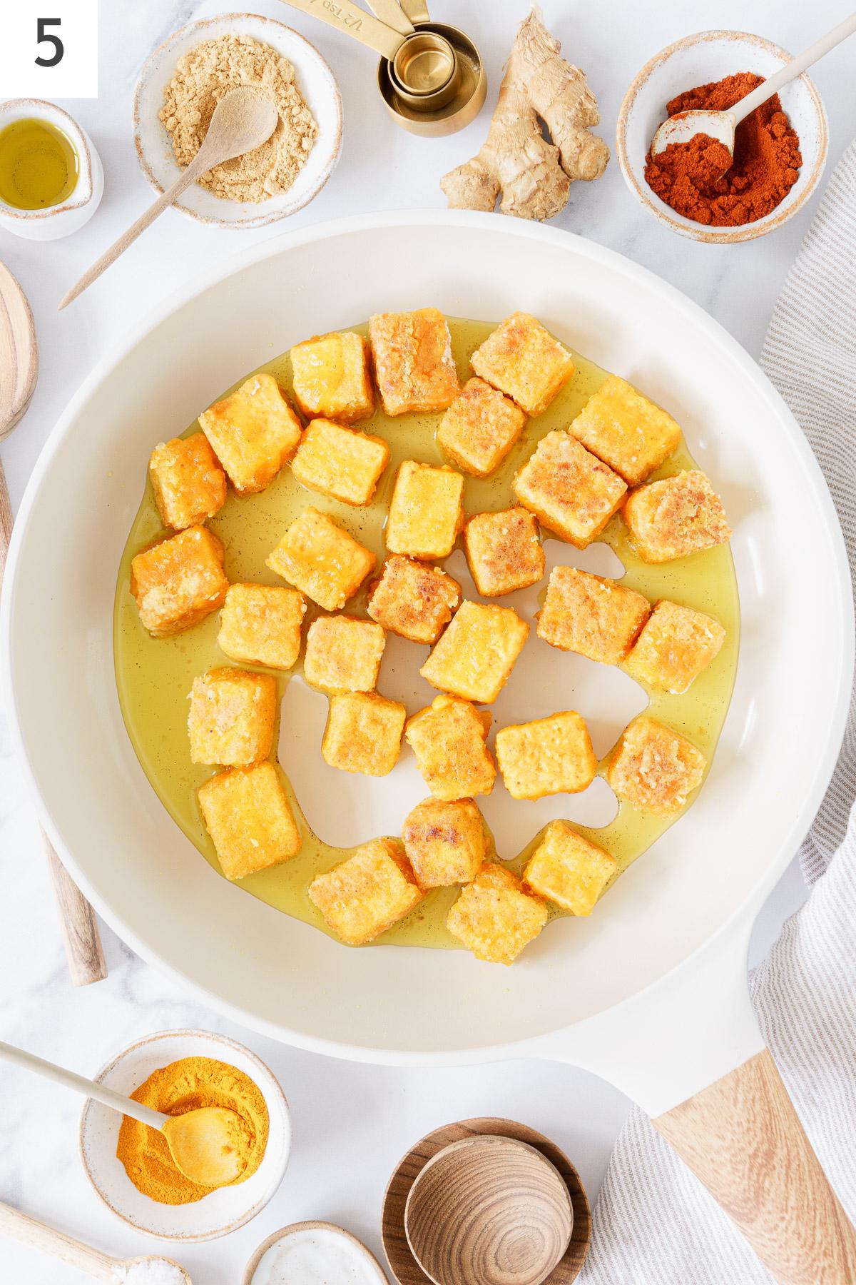 Easy Fried Tofu - Gathering Dreams